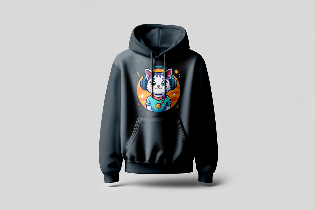 Funky Cat Unisex Hoodie